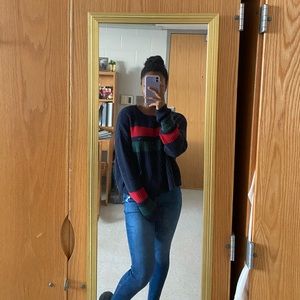 Kendall & Kylie Navy sweater